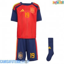 Camisa de time de futebol Espanha Lamine Yamal #19 Replicas 1º Equipamento Infantil Mundo 2026 Manga Curta (+ Calças curtas)